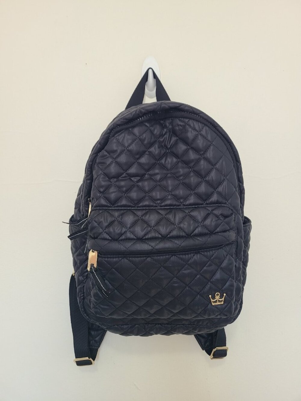 Oliver Thomas Quilted Black Backpack
